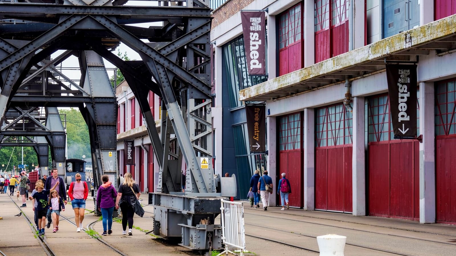 M Shed museum on Bristol Harbourside