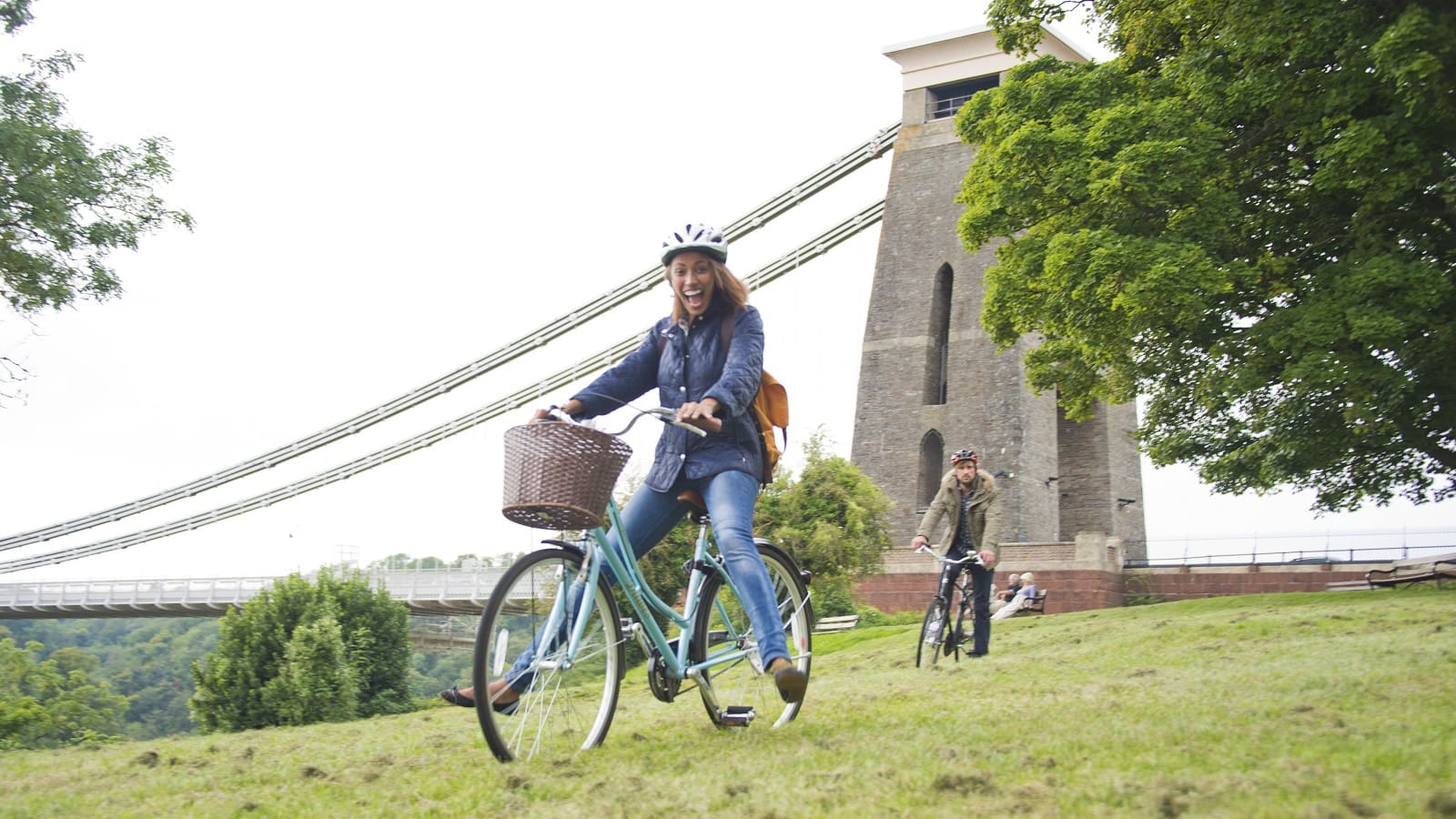 Cycling in Clifton and around Clifton Suspension Bridge
