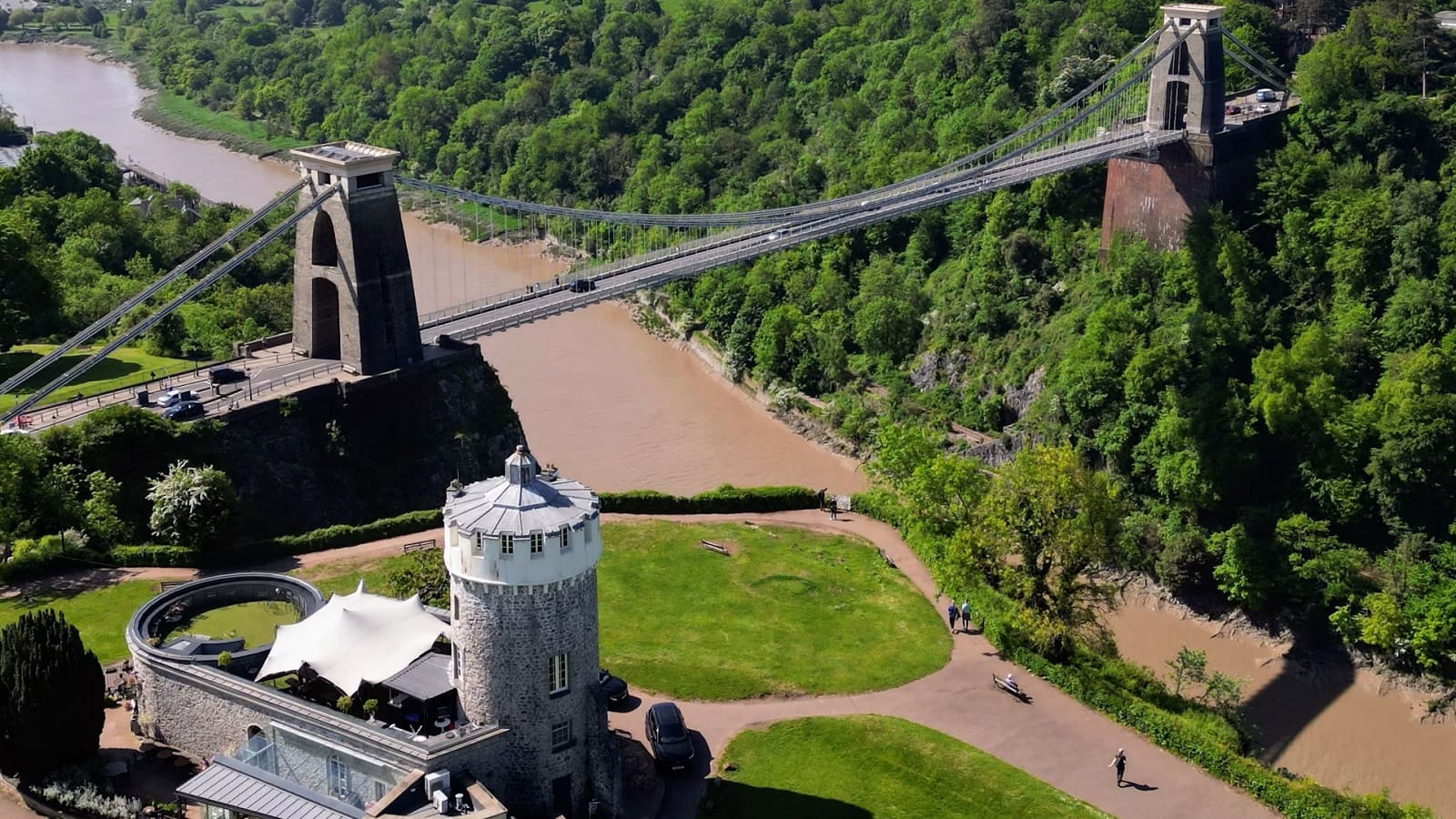 Clifton Suspension Bridge crossing the Avon Gorge