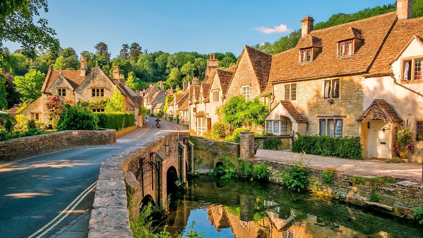 The Cotswolds countryside and traditional stone villages
