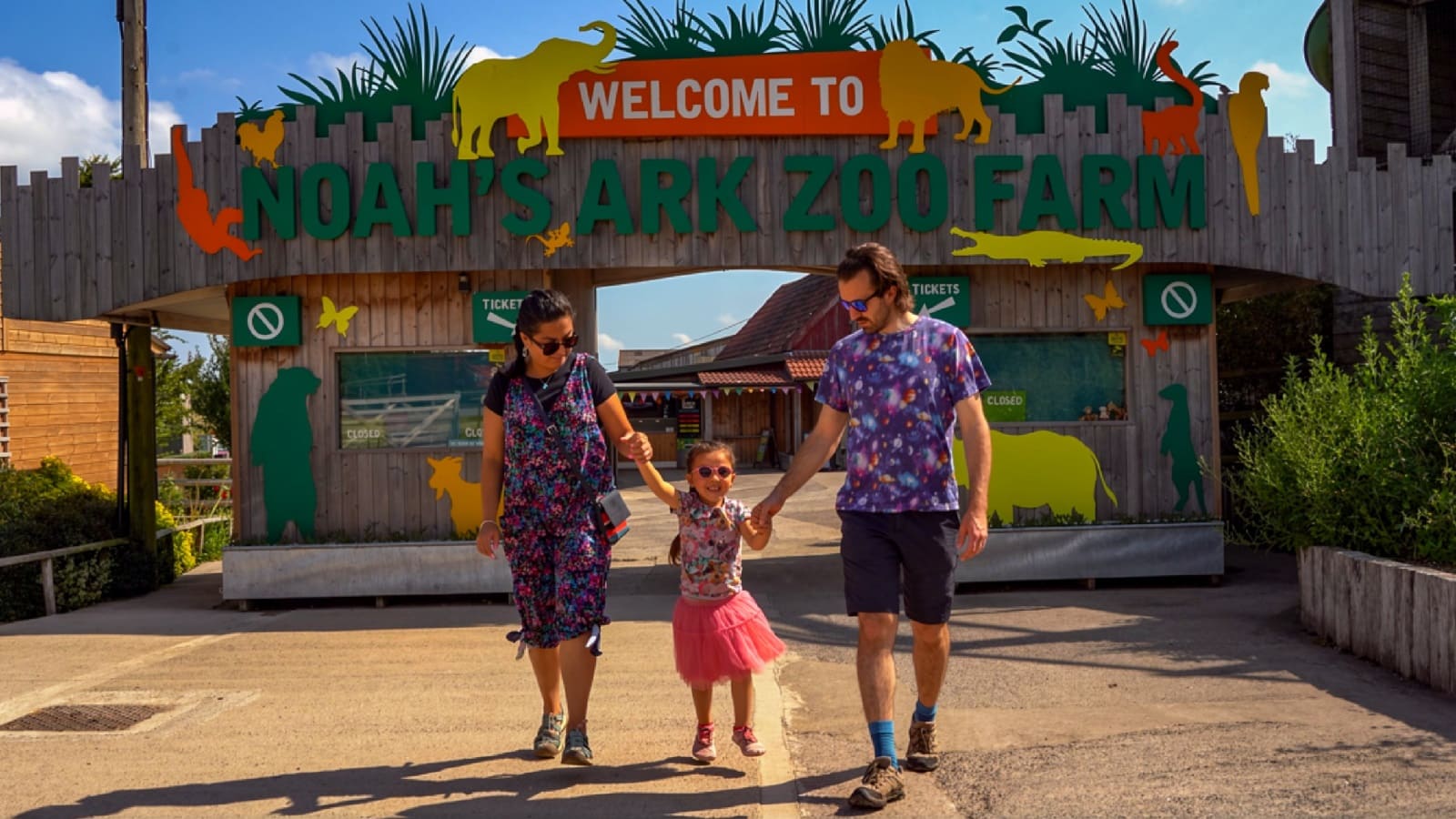 Family enjoying a day trip near Bristol