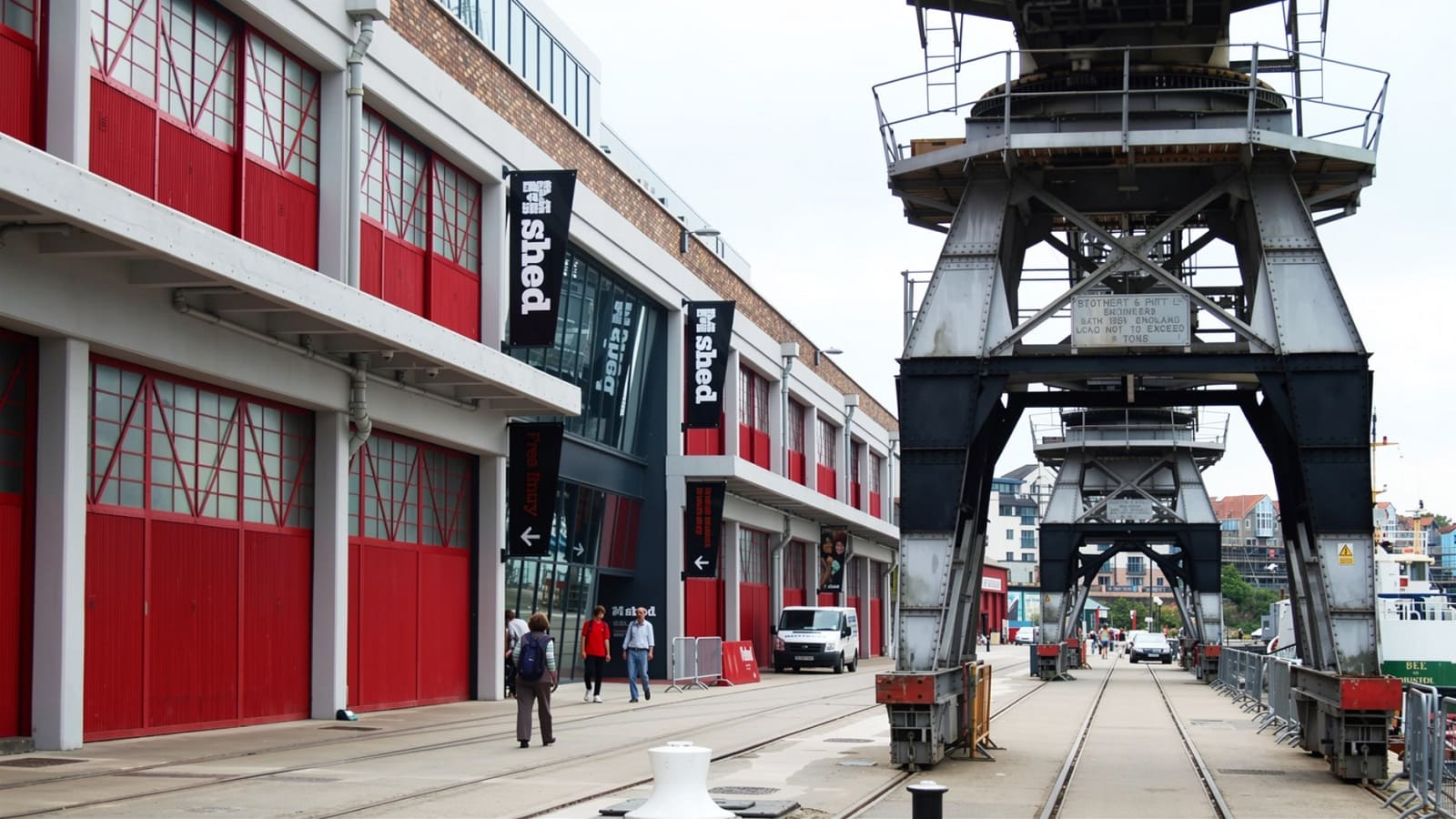 M Shed museum building beside Bristol Harbourside