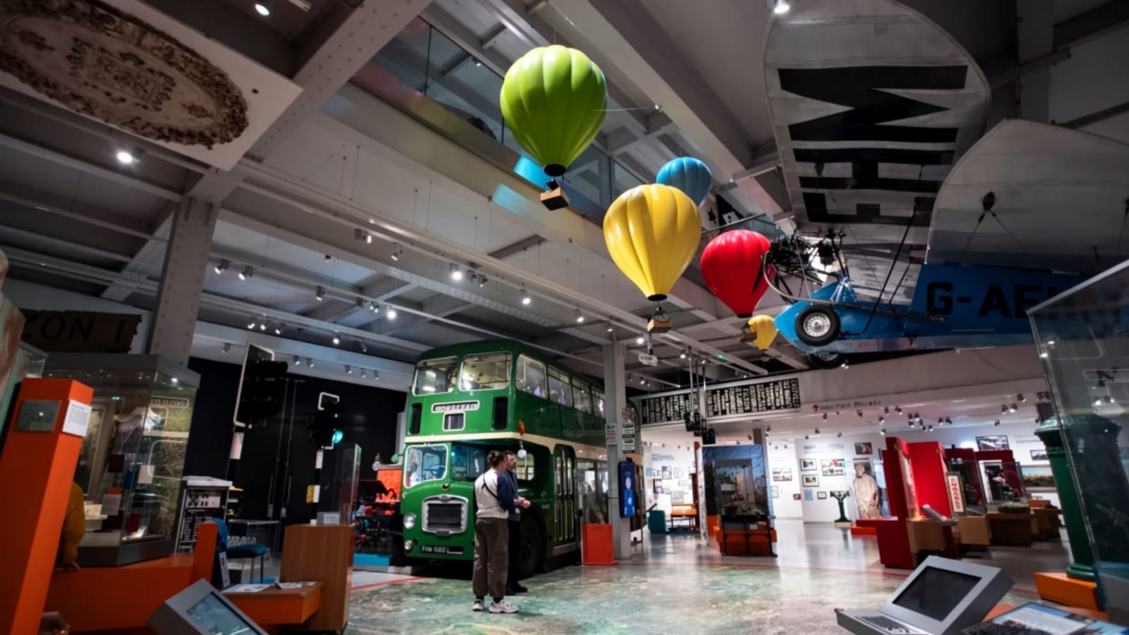 Interior exhibition space at M Shed museum in Bristol