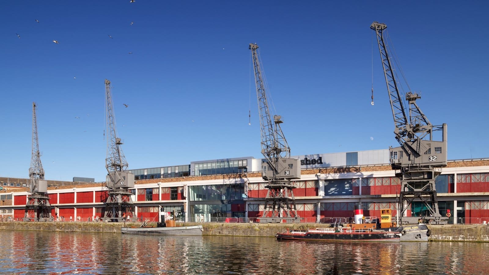 Maritime and industrial history exhibit at M Shed in Bristol