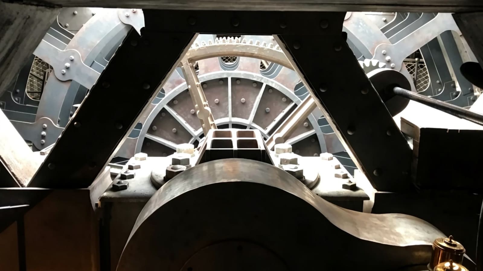 Engineering detail inside SS Great Britain in Bristol