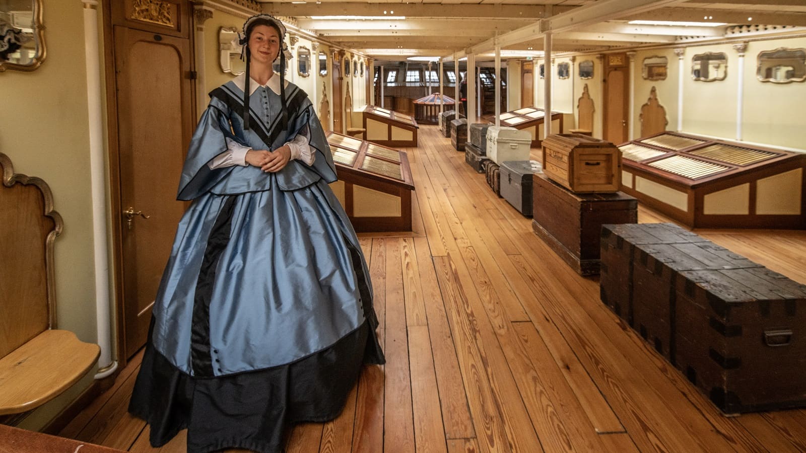 Interior accommodation aboard SS Great Britain in Bristol